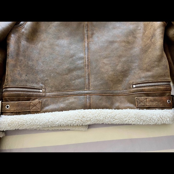 Maje Bartonfinko Shearling Jacket size S - Picture 7 of 10